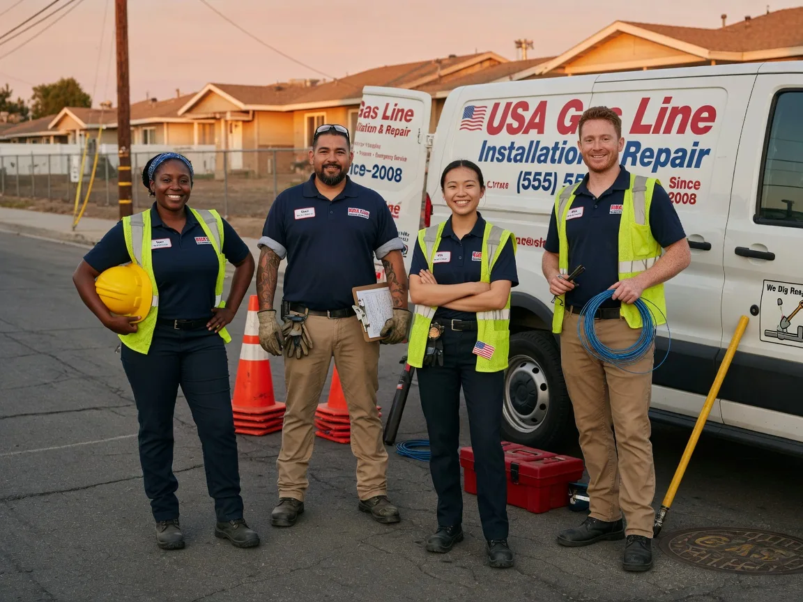 Gas Line Installation company in Treichlers, PA